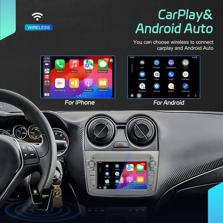 For Alfa Romeo MITO 2008-2016 7 inch Horizontal Screen Android 15 Carplay Car Center Control Integrated Machine For Alfa Romeo MITO 2008-2016 7 inch Horizontal Screen Android 15 Carplay Car Center Control Integrated Machine